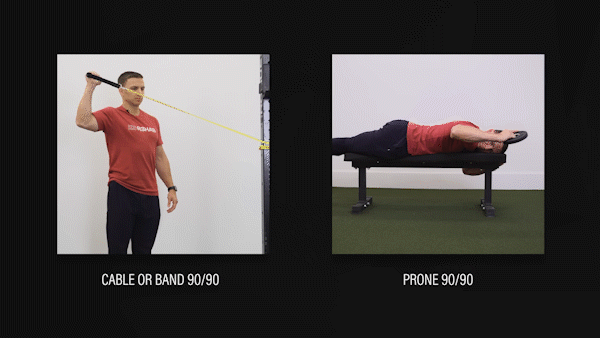 standing cable band ext rot 1